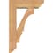 Ekena Millwork Balboa Slat Smooth Bracket w/ Offset Brace, Western Red Cedar, 5 1/2"W x 16"D x 24"H BKT0604X16X24BOA06SWR - alternate 2
